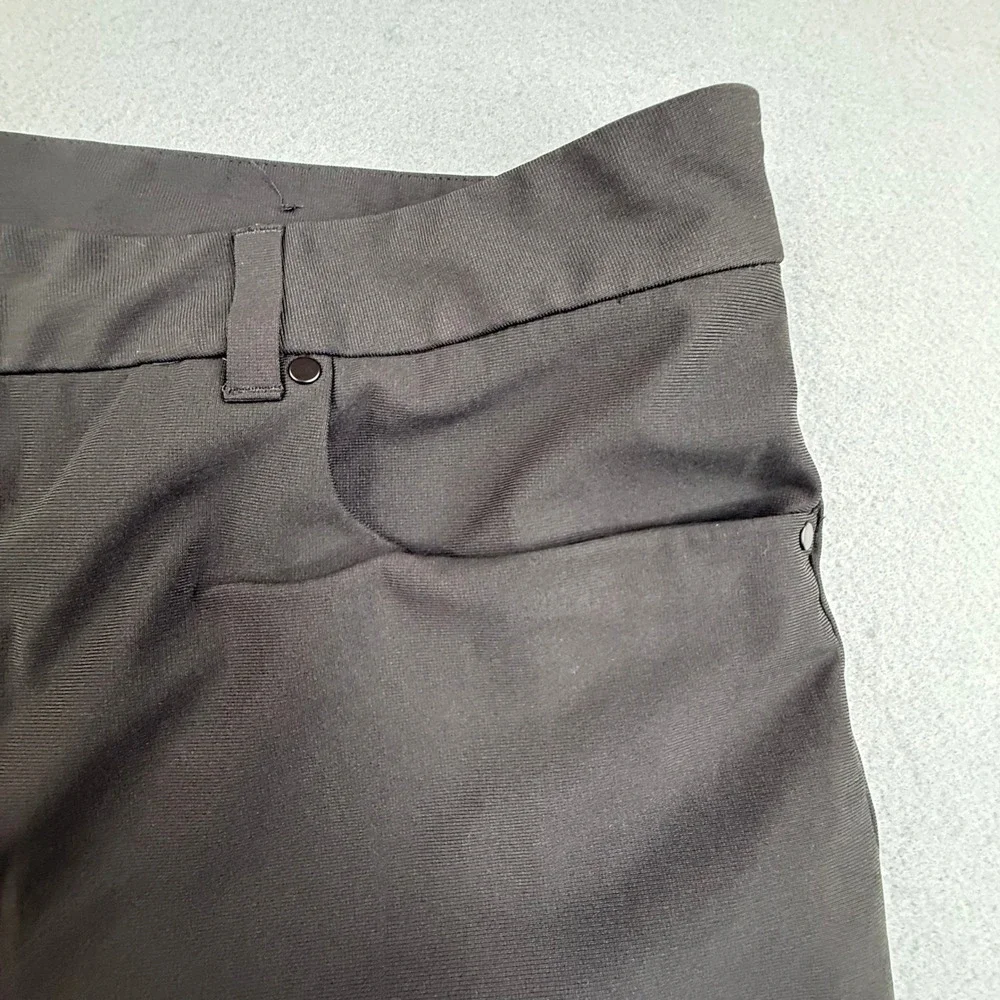 VRST Athletic Pants Mens 40x30 Black 5-Pocket Commuter Performance Trousers